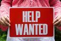 Help wanted sign